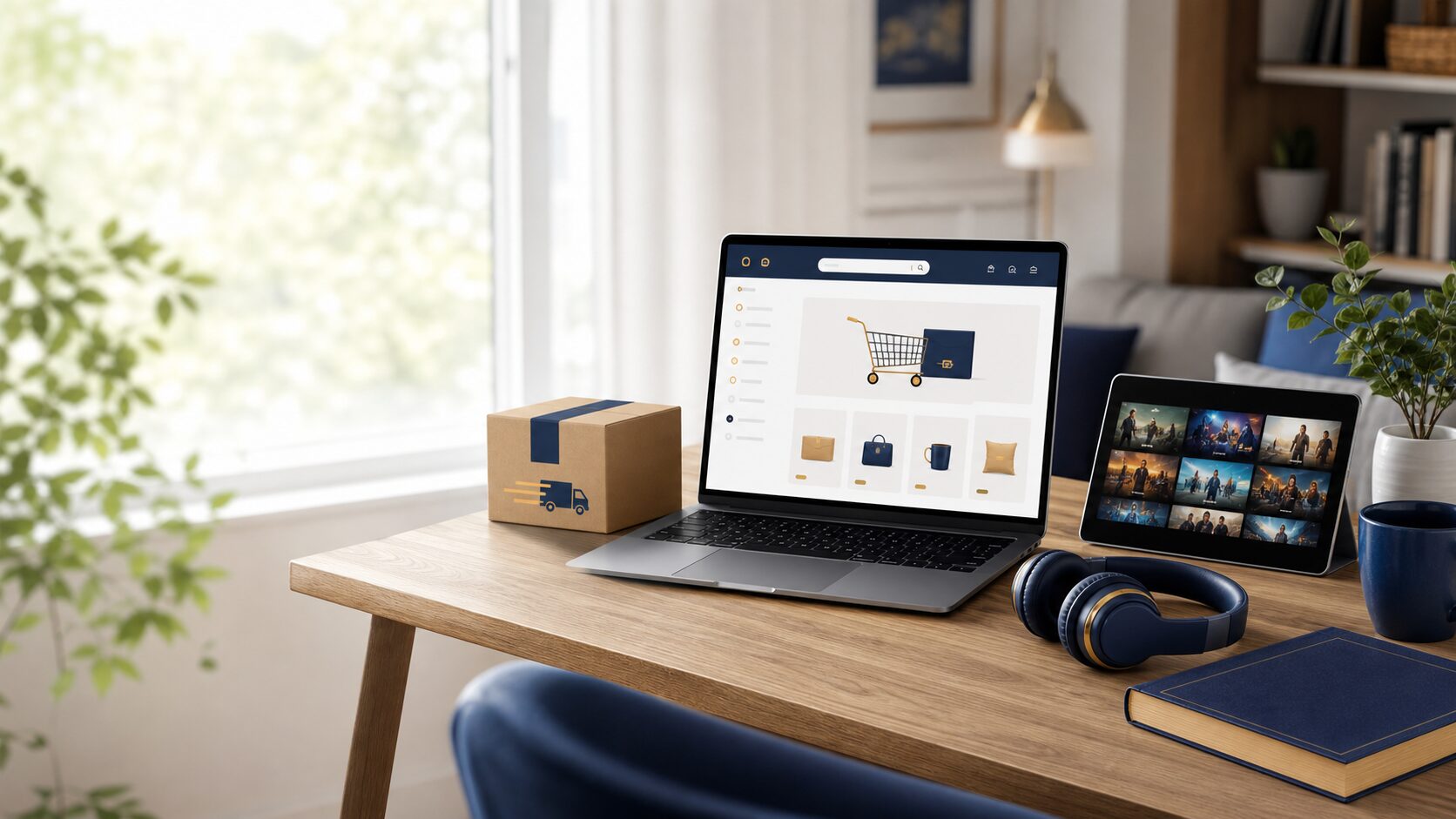 配送・動画・音楽・読書の利用を考えるAmazonプライムの登録前イメージ